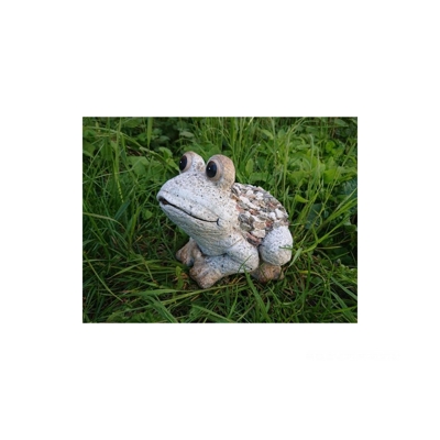 Záhradná dekorácia Keramická žaba s kamienkami | ROSSY.sk