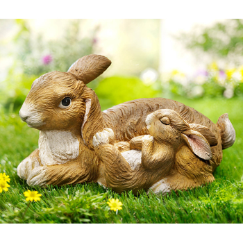 Jarná dekorácia mama zajačica Florentína so zajačikom | ROSSY.sk
