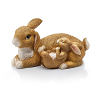 Jarná dekorácia mama zajačica Florentína so zajačikom | ROSSY.sk