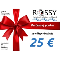 Darčeková poukážka 25 € | ROSSY.sk
