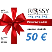 Darčeková poukážka 50 €| ROSSY.sk