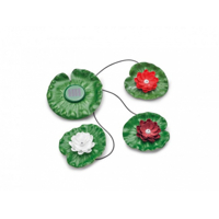 Solárne svetlo do jazierka PondoSolar Lily LED set 3 - svietiace lekná| ROSSY.sk