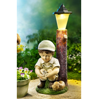 Záhradná dekorácia Chlapec Tim s lucernou | ROSSY.sk
